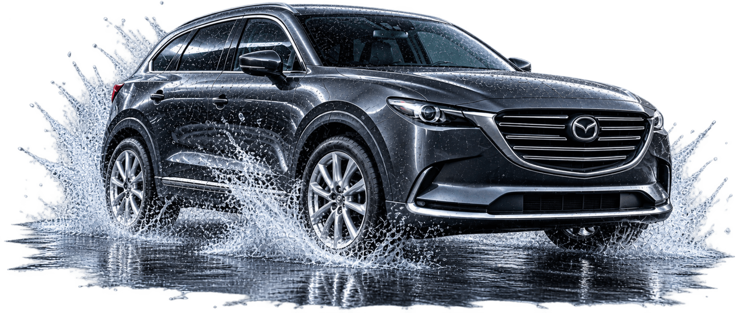 Vehículo listo tras un servicio Mondrex de detailing